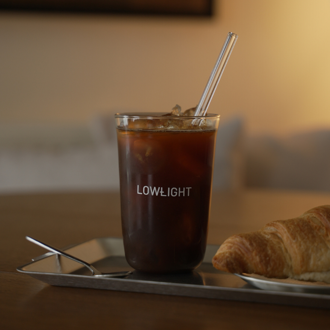 Iced Coffee Glass (Tall with Lowlight)