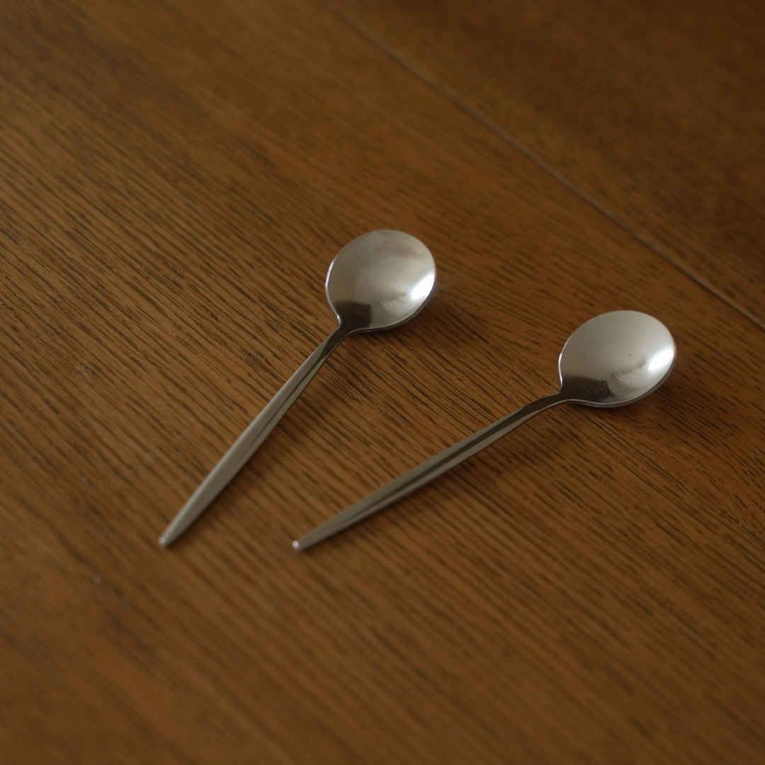 Steel Spoons (Set of 2)